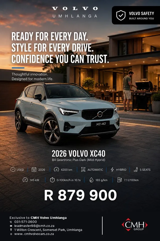 2026 Volvo XC40 B4 Geartronic Plus Dark (Mild Hybrid)