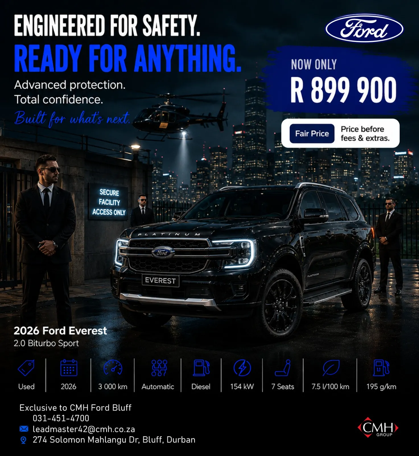 2026 Ford Everest 2.0 Biturbo Sport