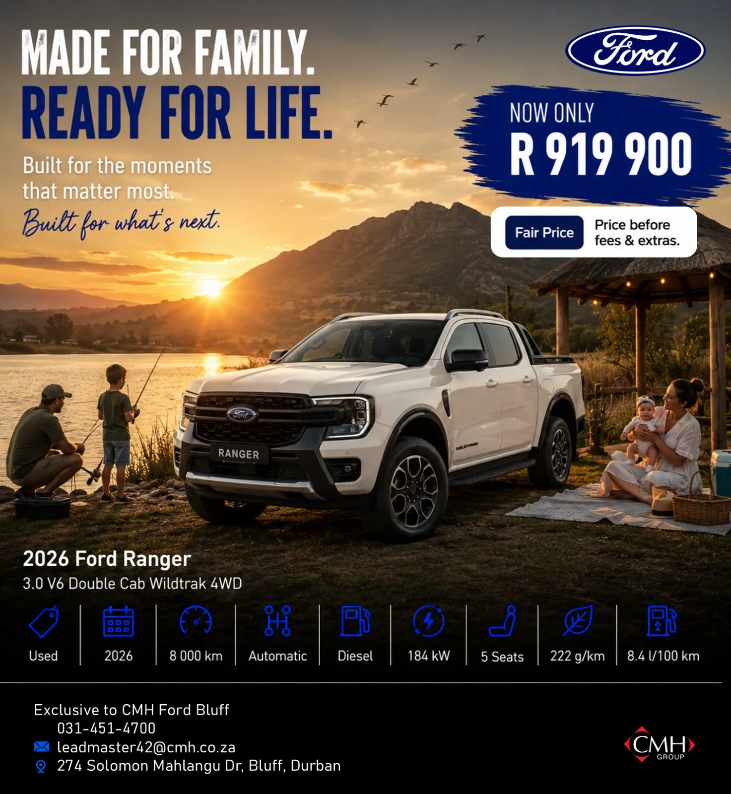 2026 Ford Ranger 3.0 V6 Double Cab Wildtrak 4WD