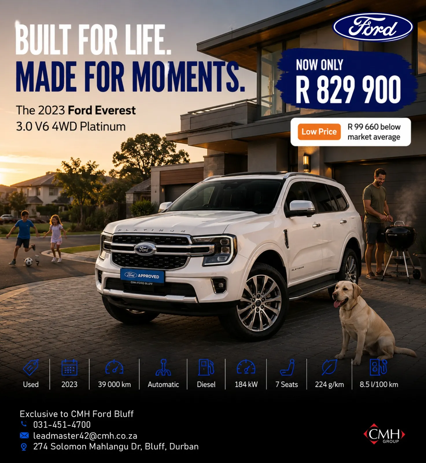 2023 Ford Everest 3.0 V6 4WD Platinum