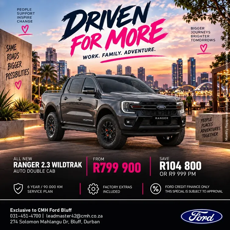 Ford Ranger 2.3 Wildtrak Auto Double Cab