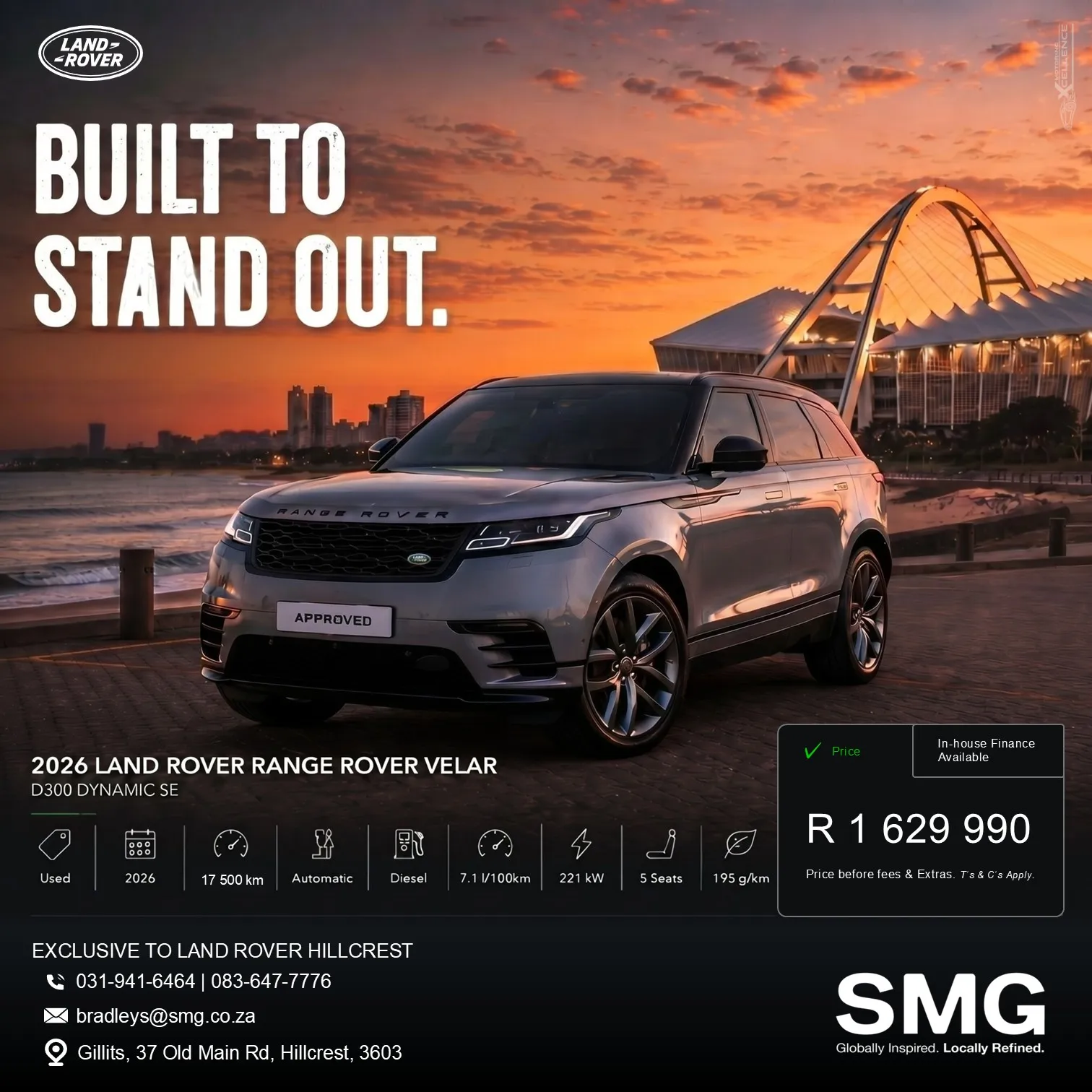 Luxury SUV finance promotion