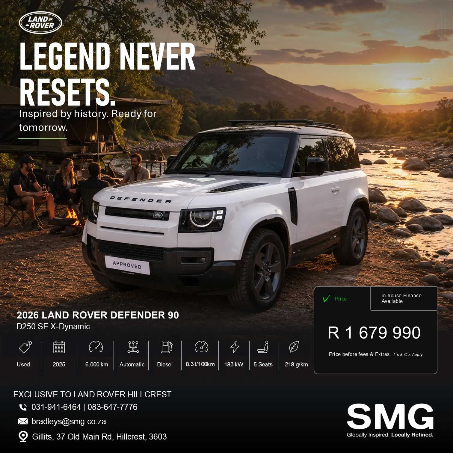 SUV promotional advertisement