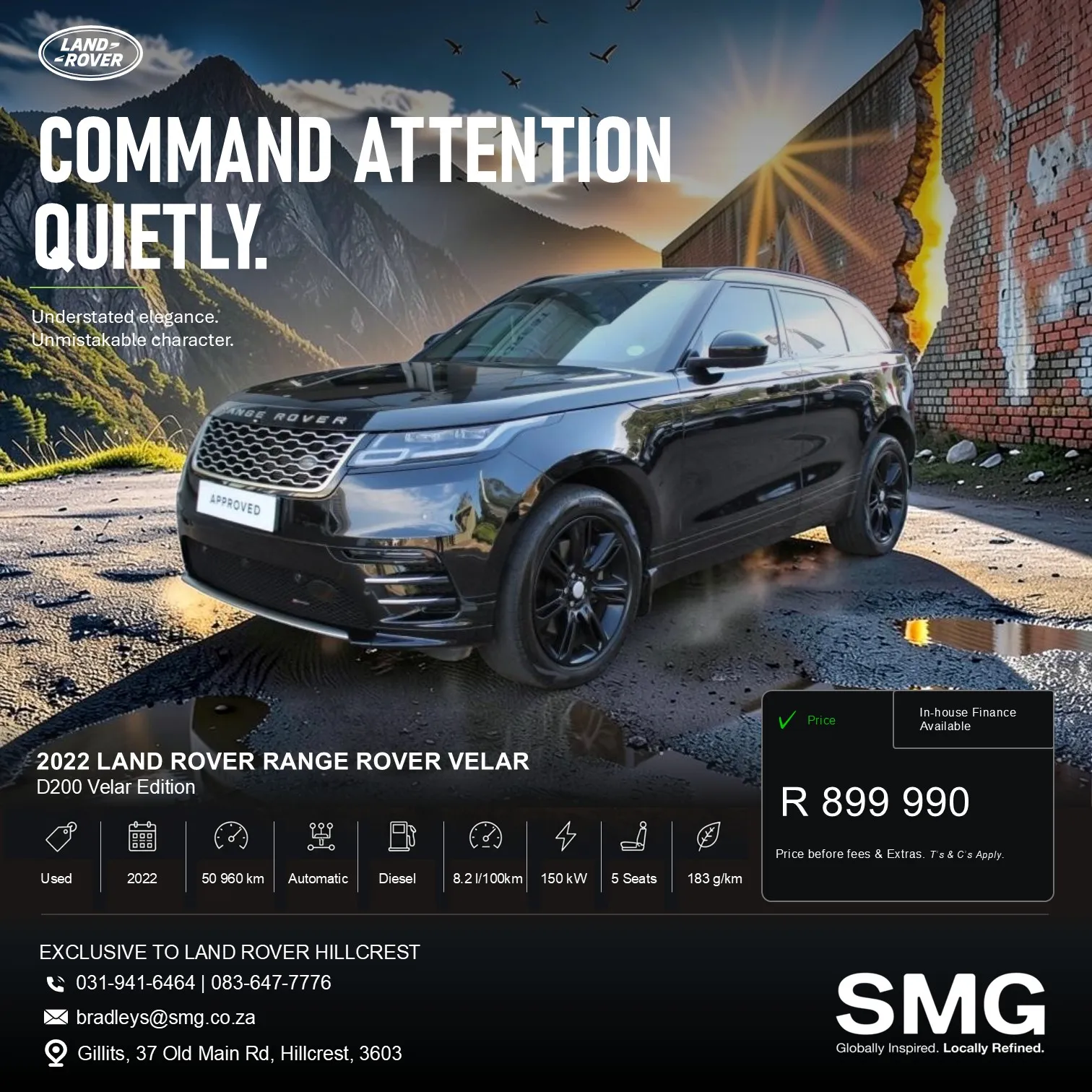 2022 Land Rover Range Rover Velar D200 Velar Edition