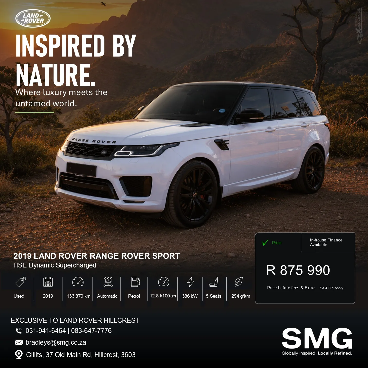 2019 Land Rover Range Rover Sport HSE Dynamic Supercharged