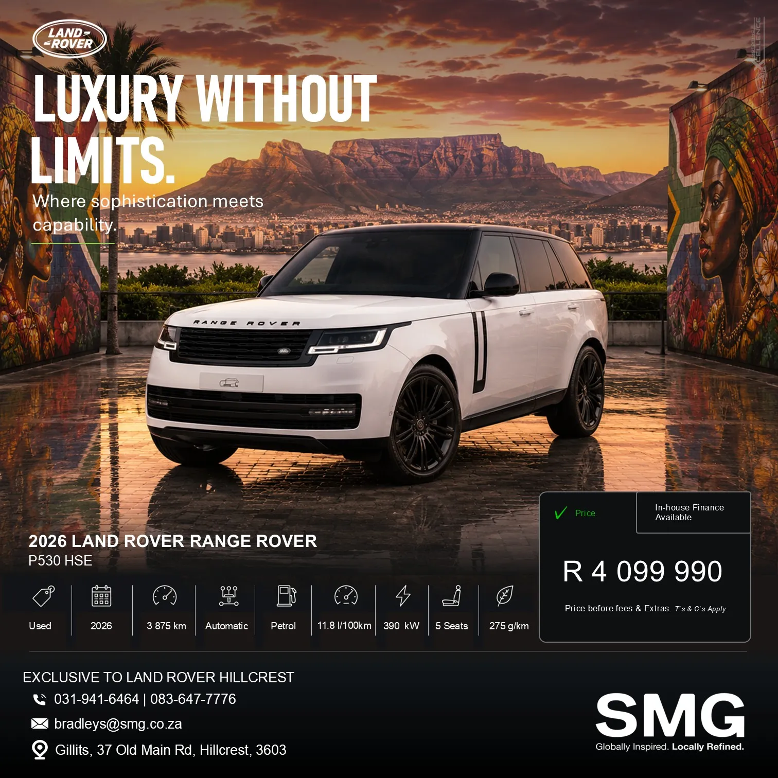 SMG Jaguar Land Rover Hillcrest header