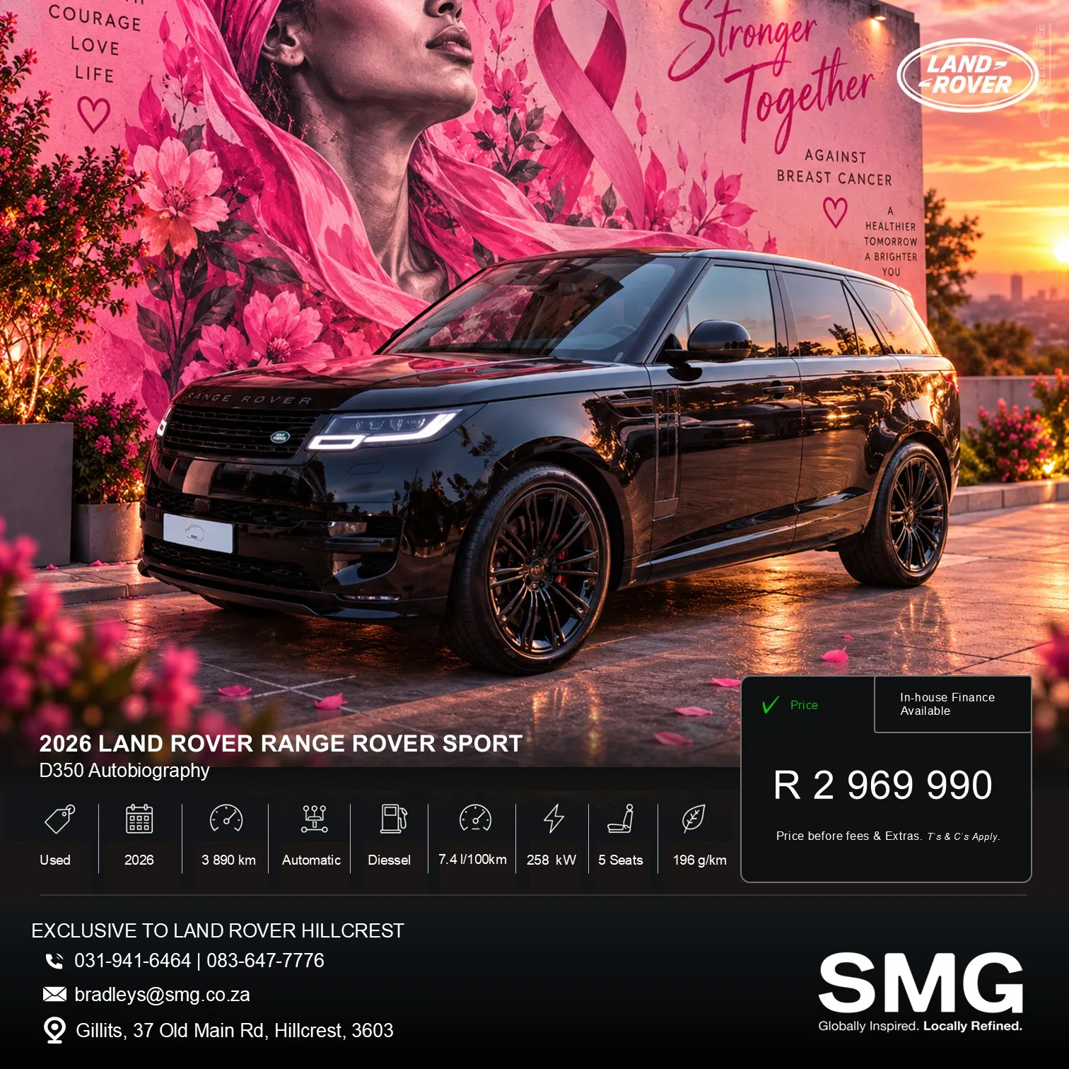 2026 Land Rover Range Rover Sport D350 Autobiography