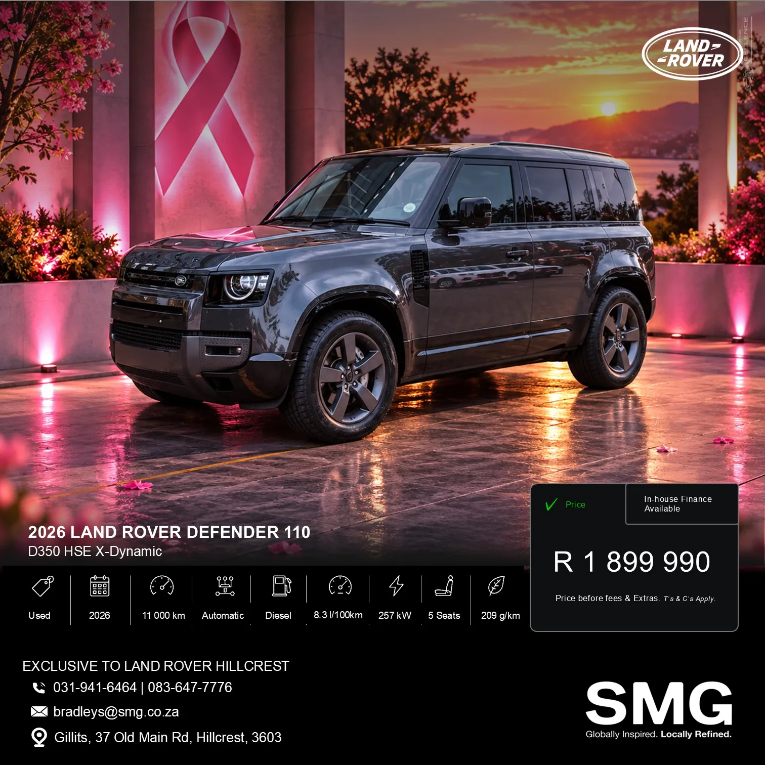 2026 Land Rover Defender 110 D350 HSE X-Dynamic