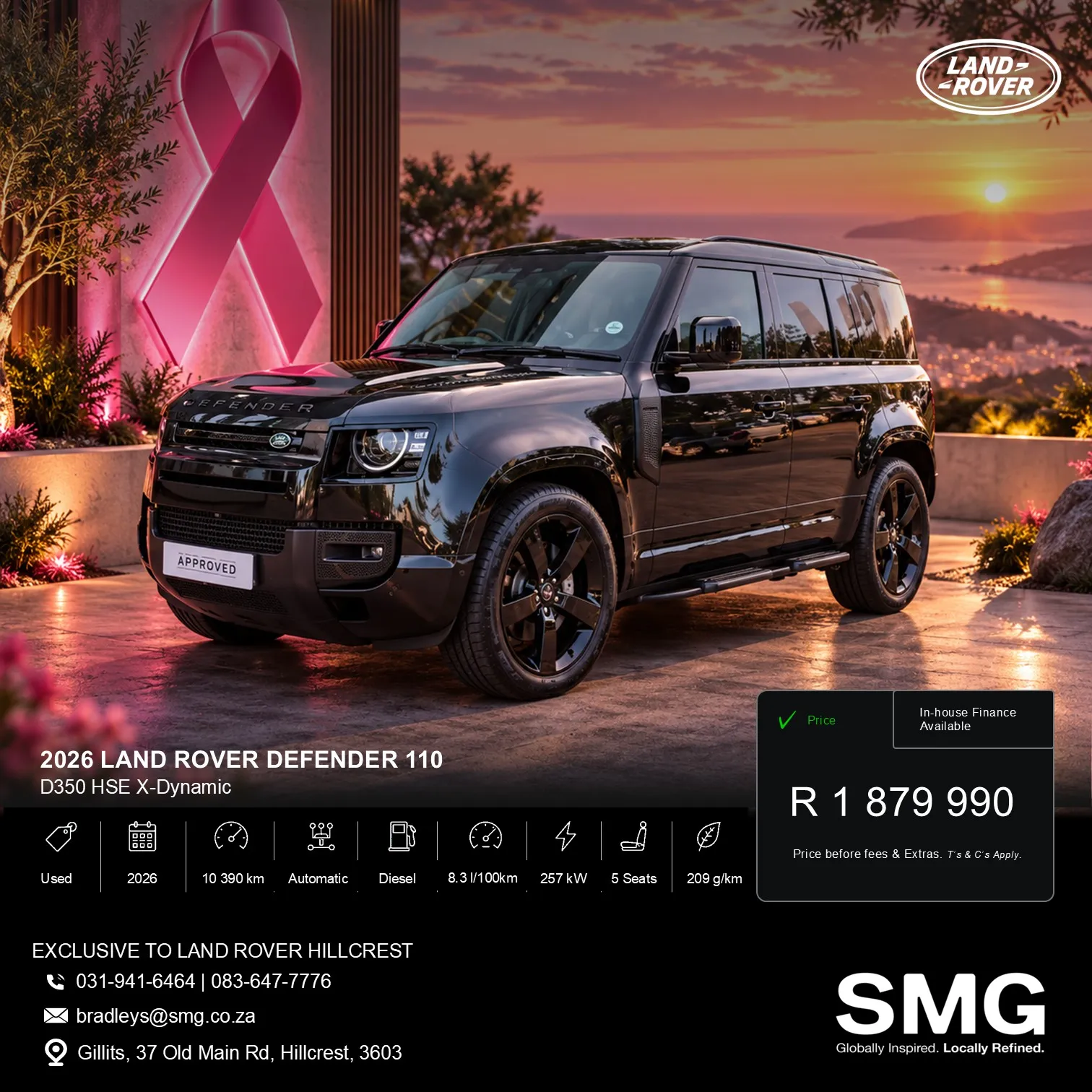 2026 Land Rover Defender 110 D350 HSE X-Dynamic