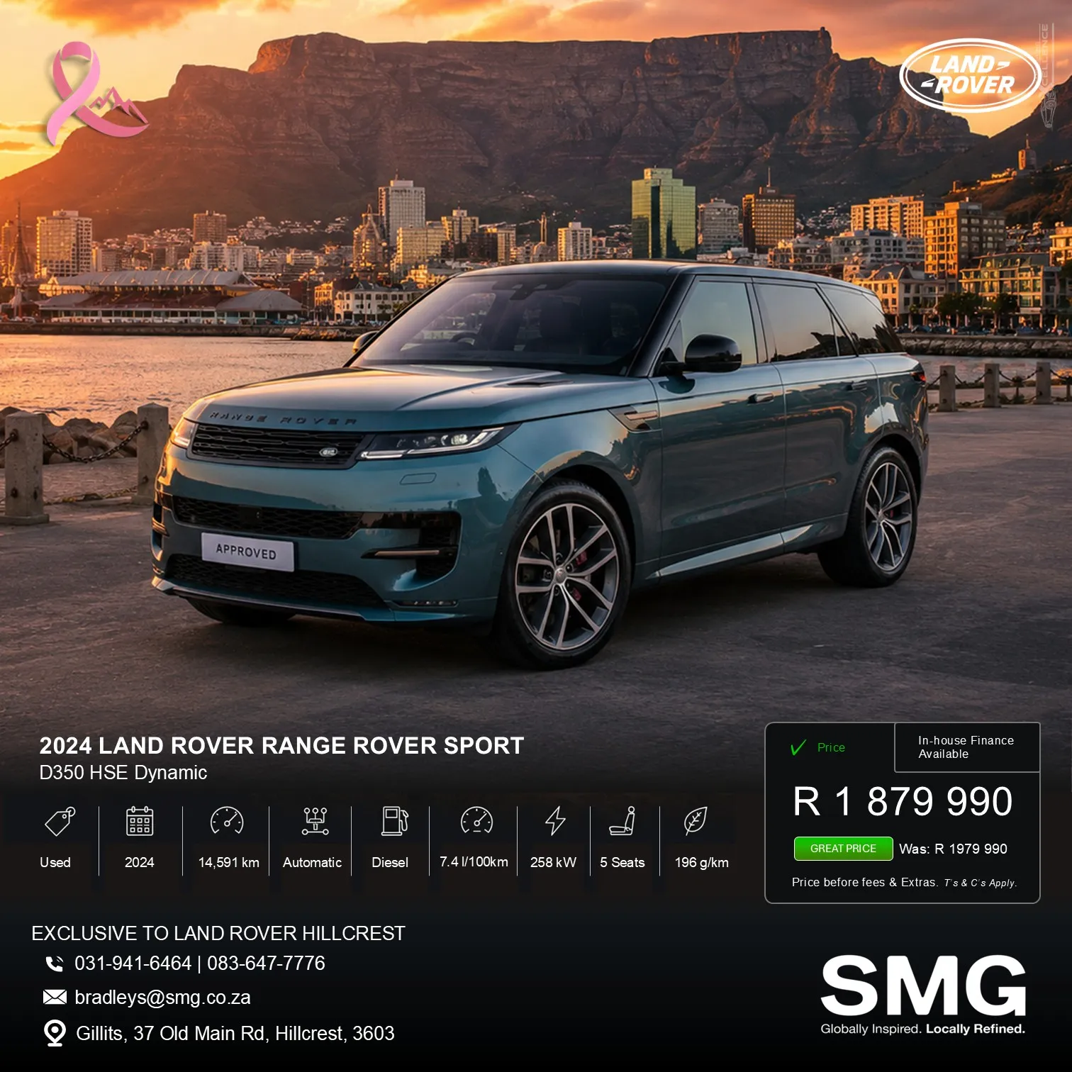 2024 Land Rover Range Rover Sport D350 HSE Dynamic