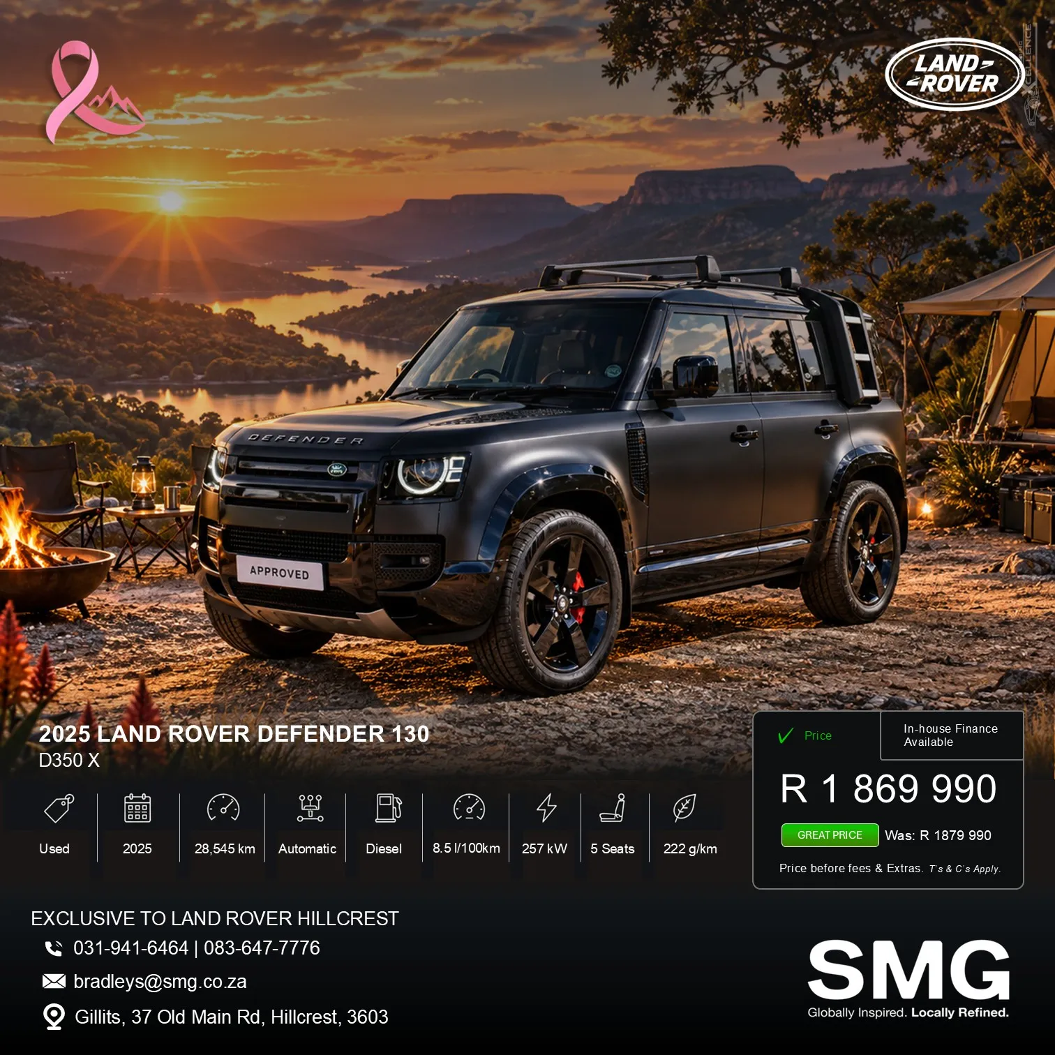 2025 Land Rover Defender 130 D350 X