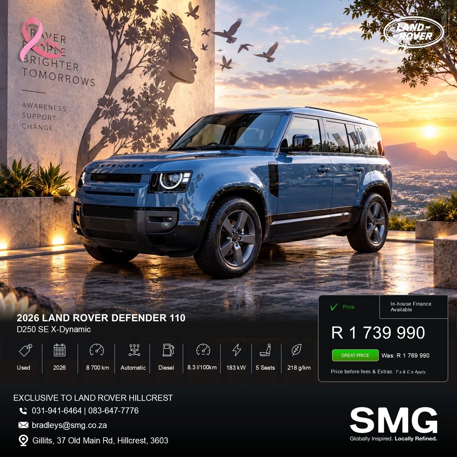 Land Rover Defender 110 D250 SE X-Dynamic