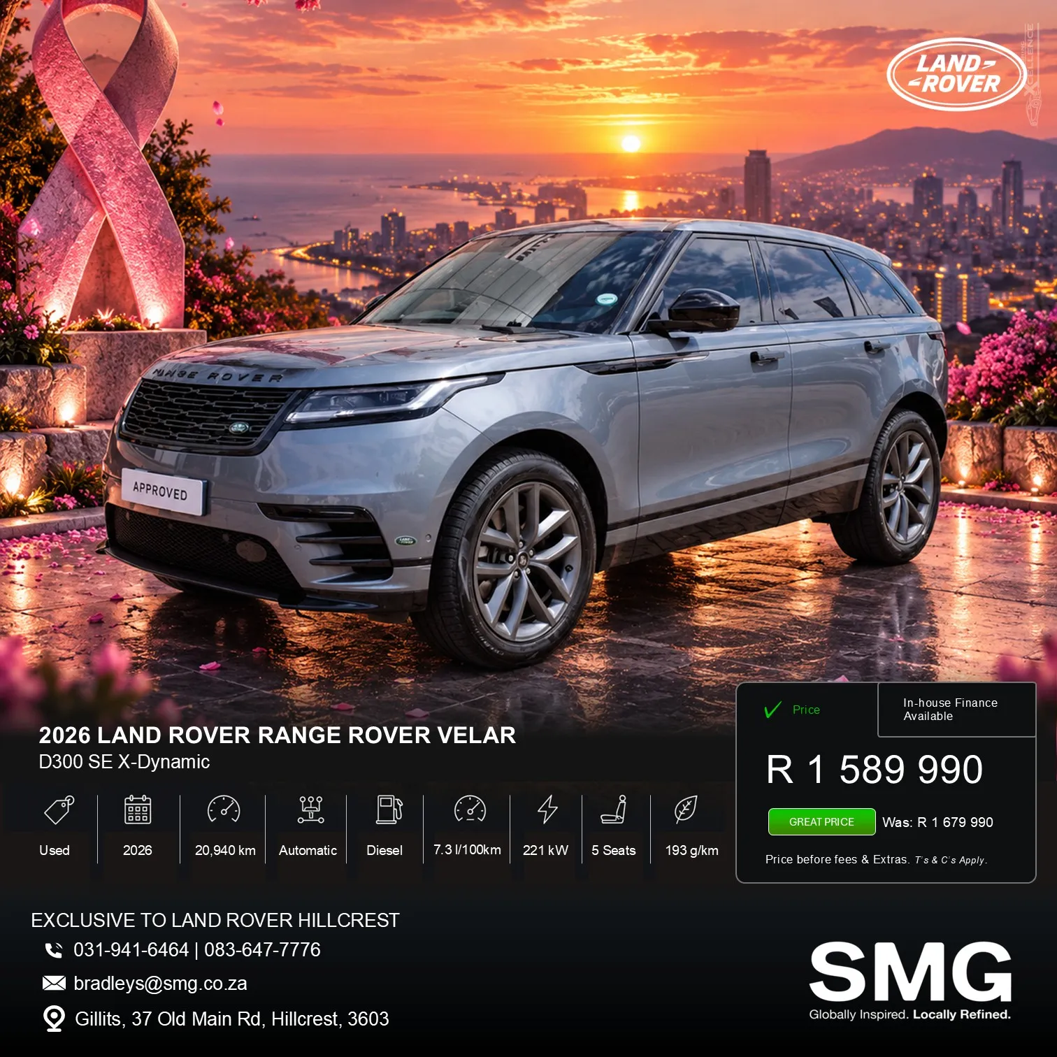2026 Land Rover Range Rover Velar D300 SE X-Dynamic