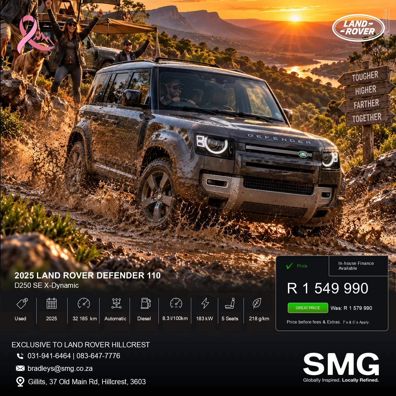 2025 Land Rover Defender 110 D250 SE X-Dynamic