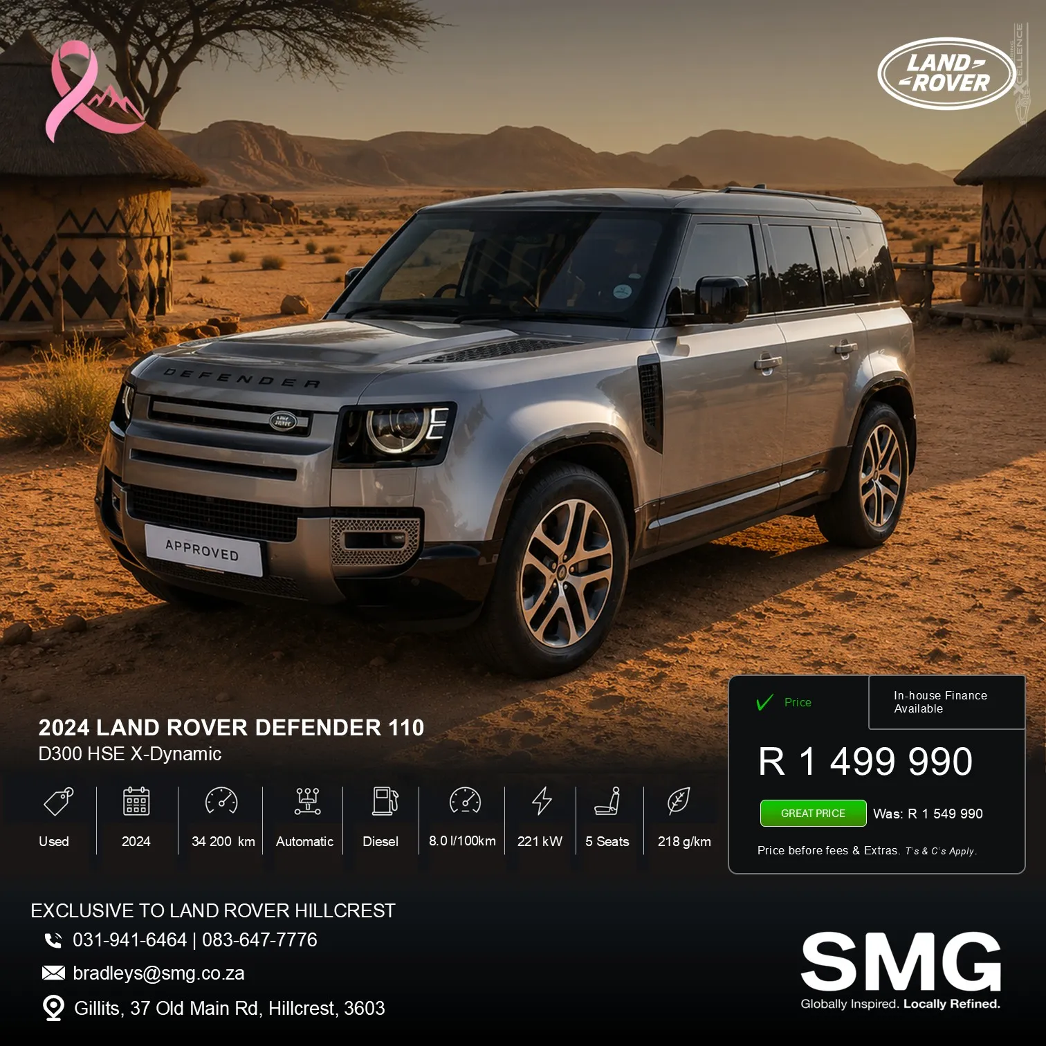 2024 Land Rover Defender 110 D300 HSE X-Dynamic