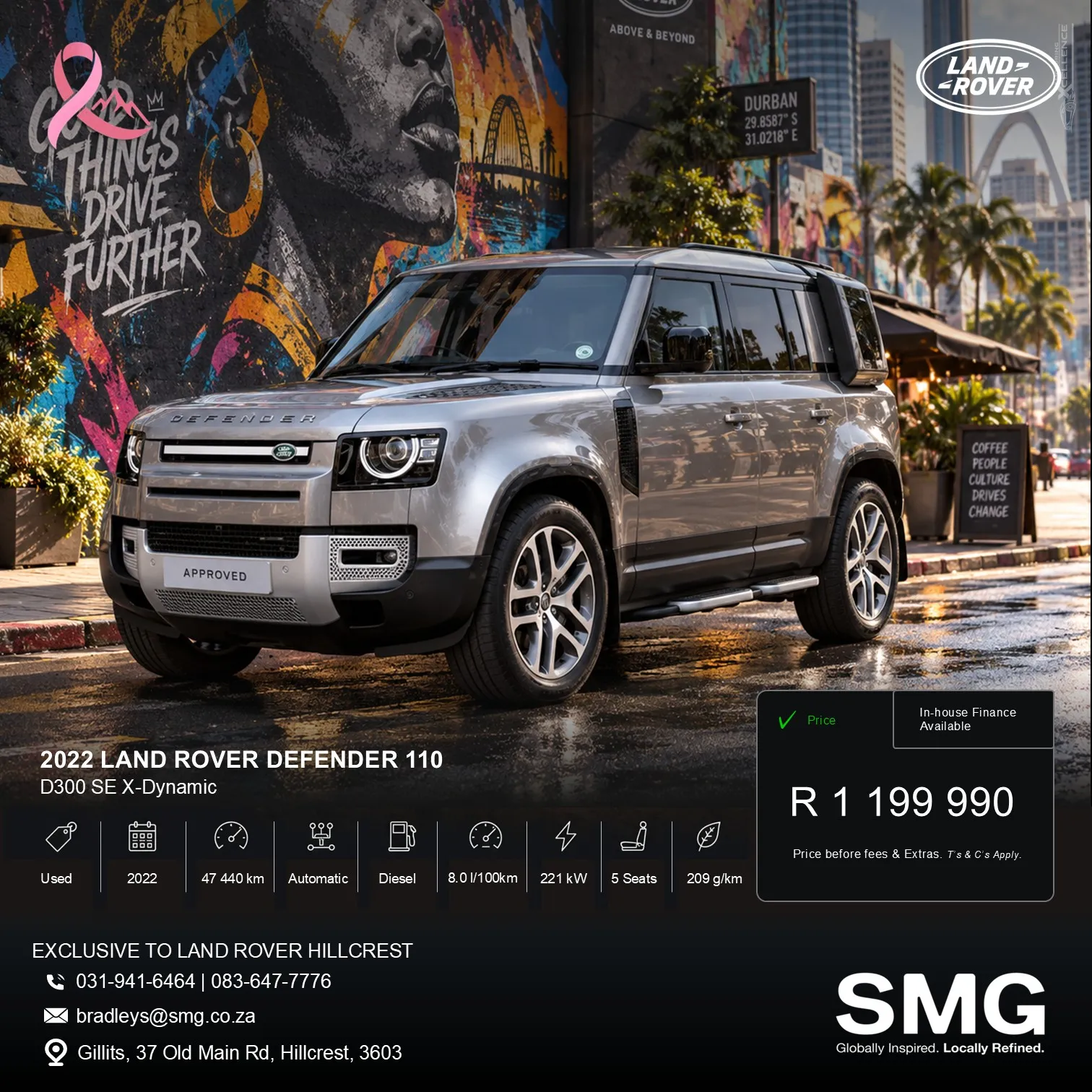 2022 Land Rover Defender 110 D300 SE X-Dynamic