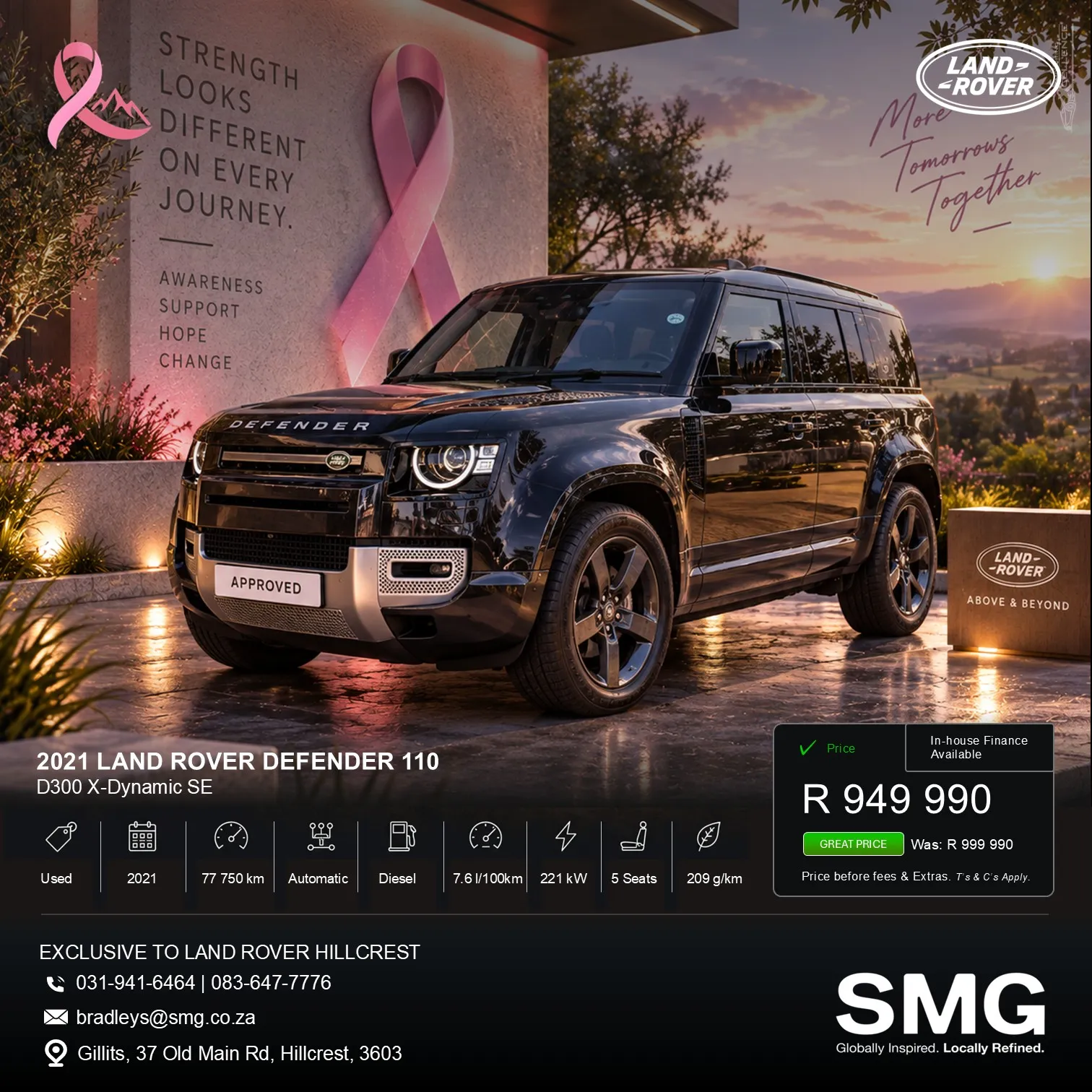 2021 Land Rover Defender 110 D300 X-Dynamic SE
