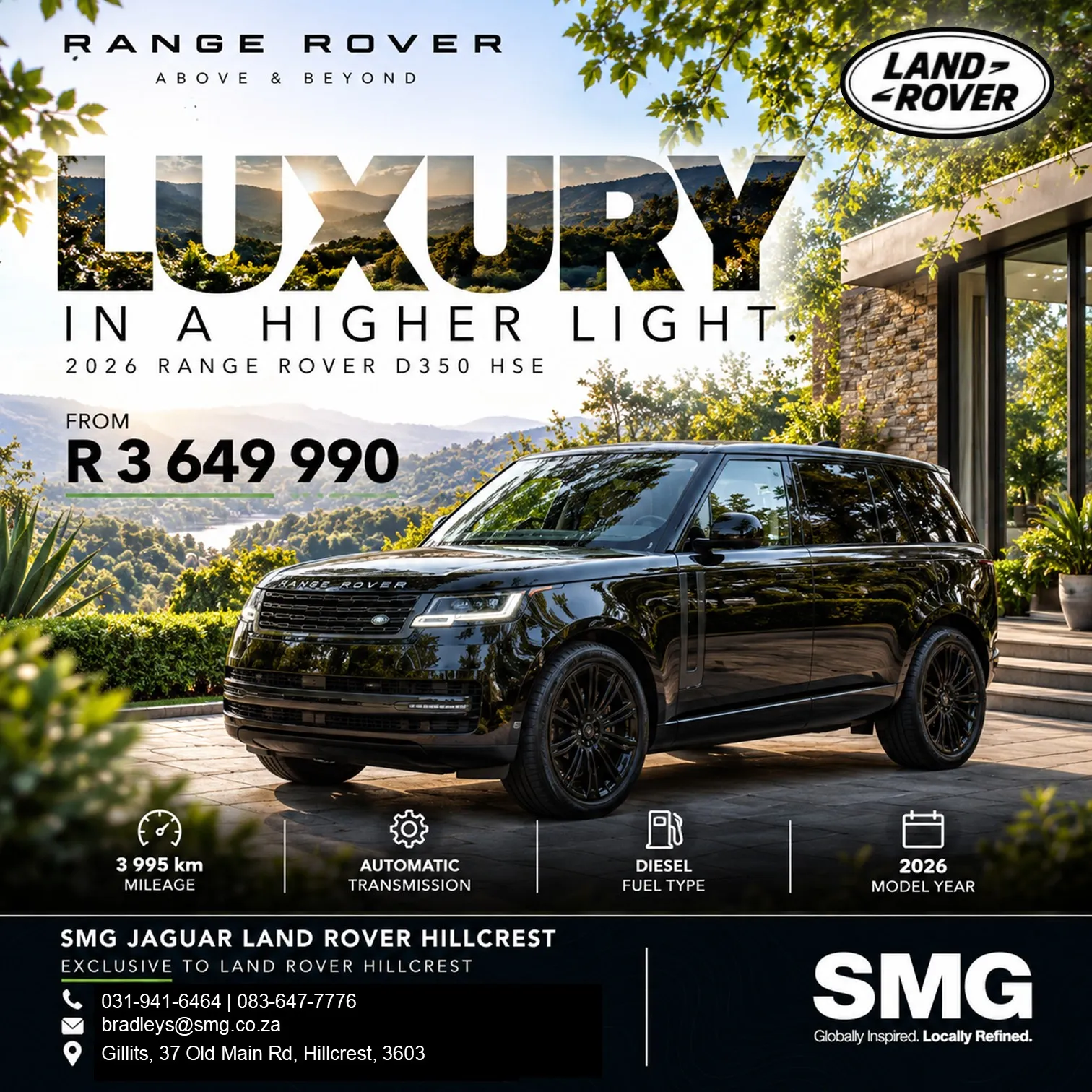 2026 Range Rover D350 HSE