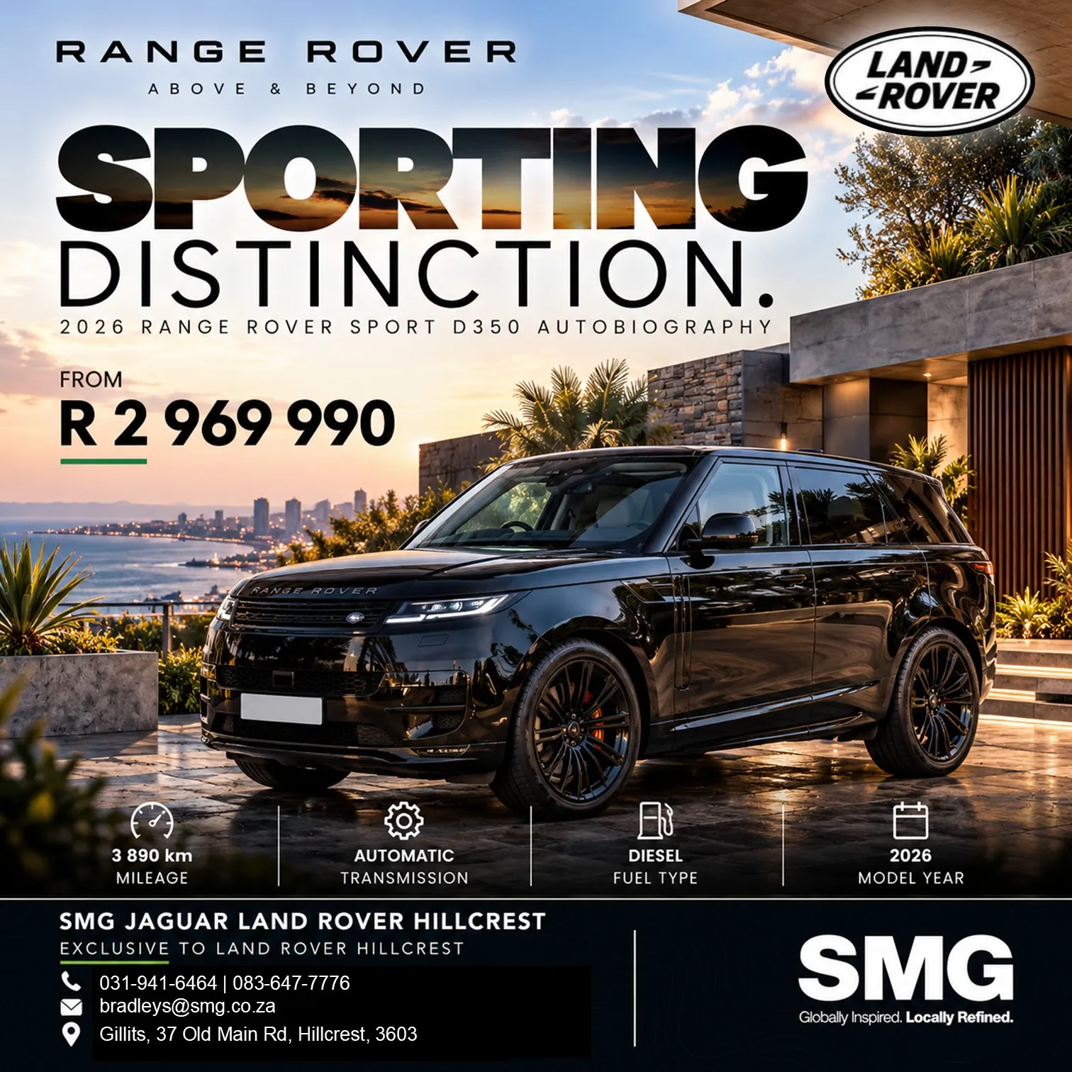 2026 Range Rover Sport D350 Autobiography