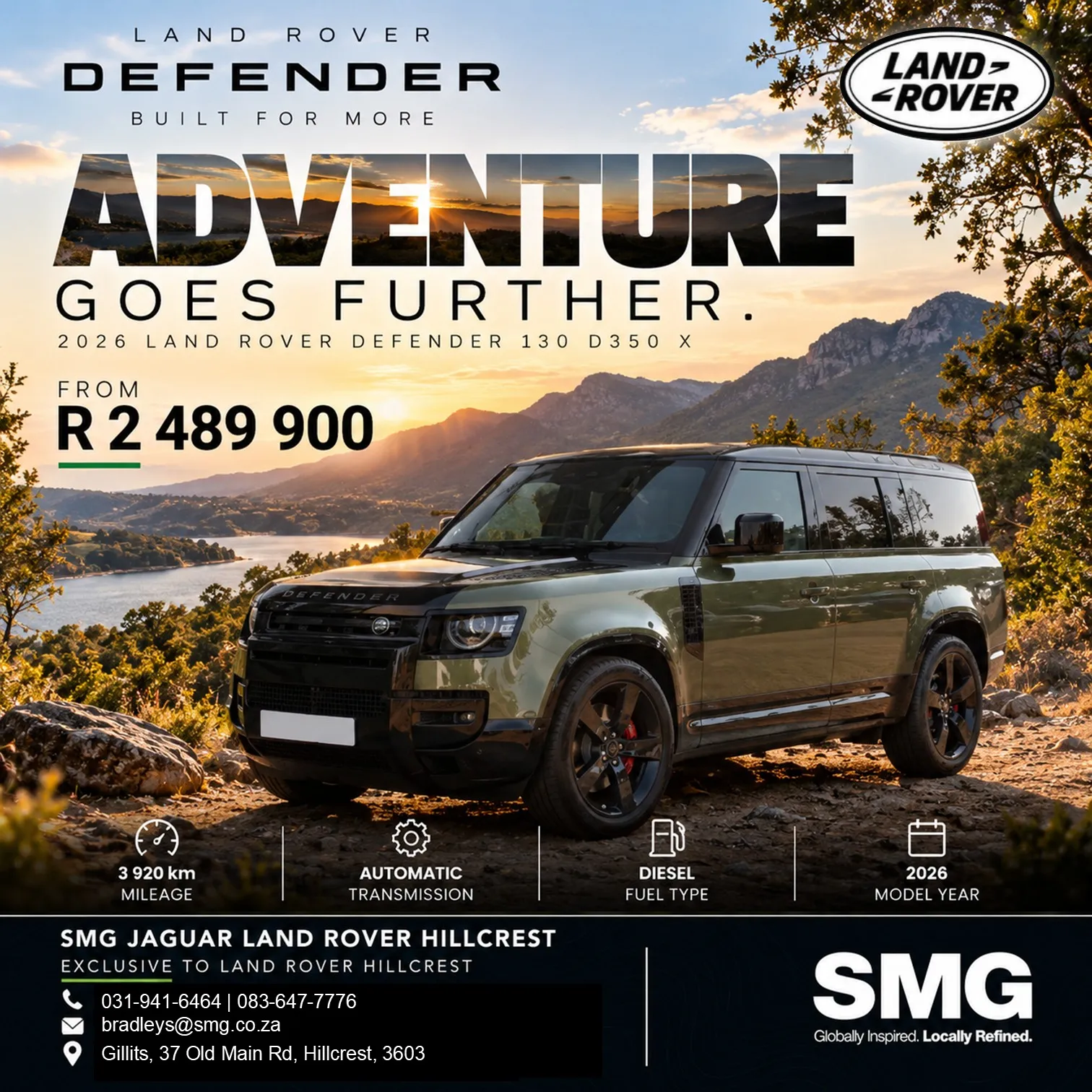 Land Rover Defender 130 D350 X