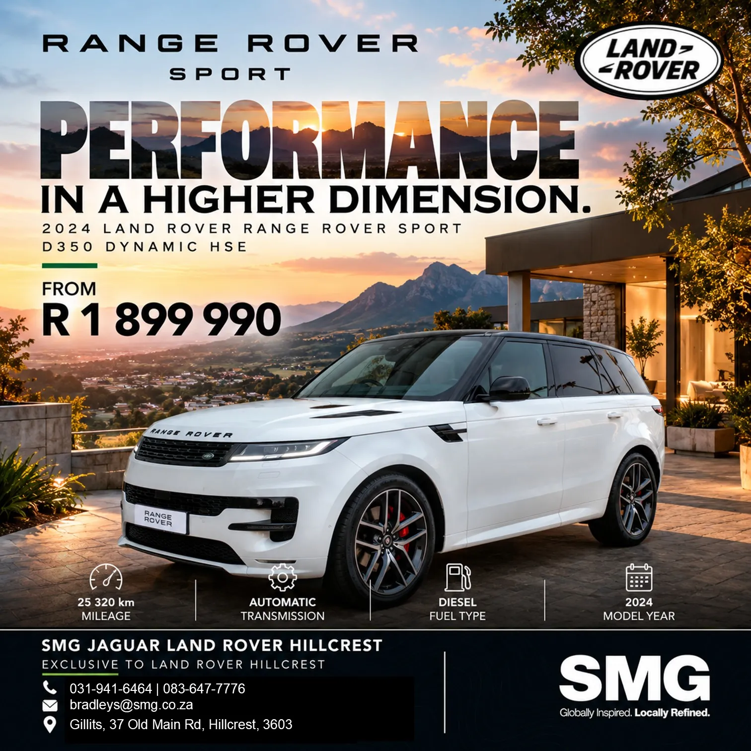 2024 Land Rover Range Rover Sport D350 Dynamic HSE