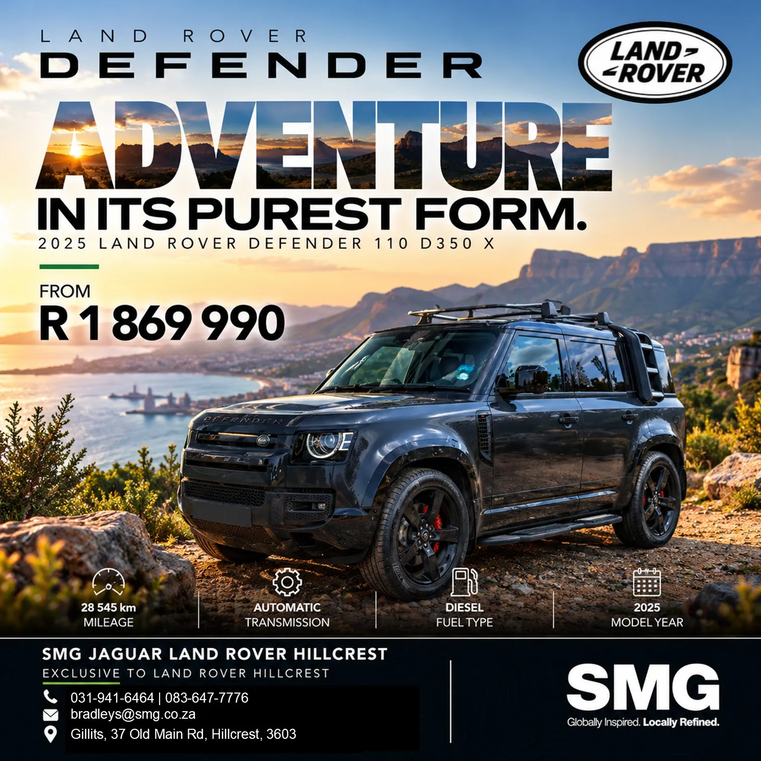2025 Land Rover Defender 110 D350 X