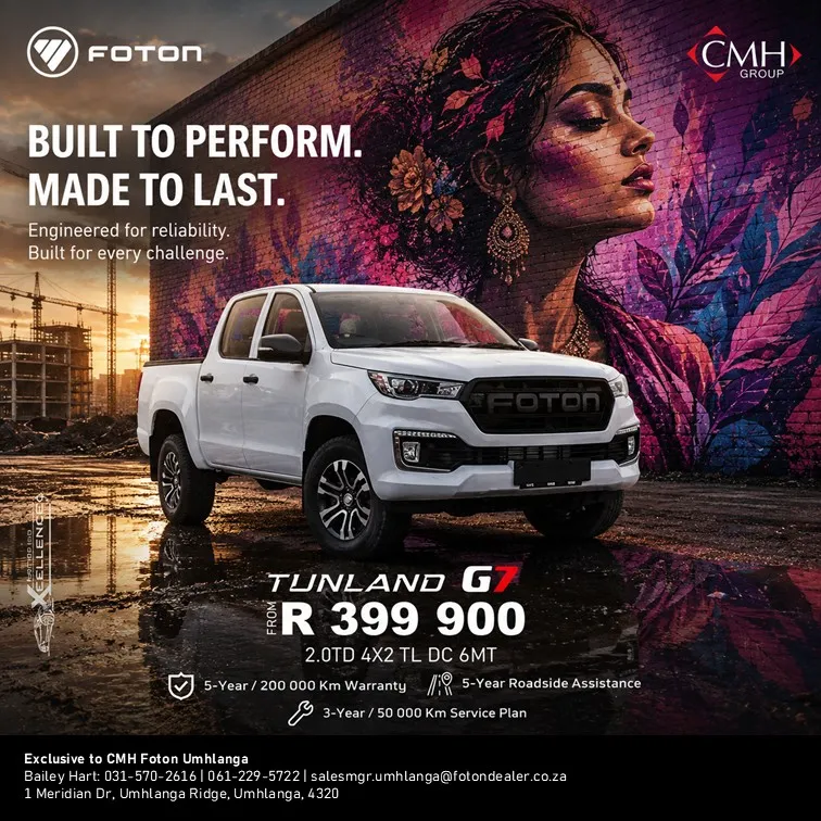 Foton Tunland G7 2.0TD 4x2 TL DC 6MT