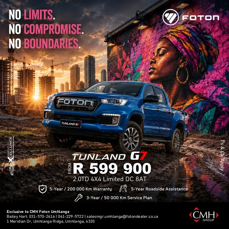 Foton Tunland G7 2.0TD 4X4 Limited DC 8AT