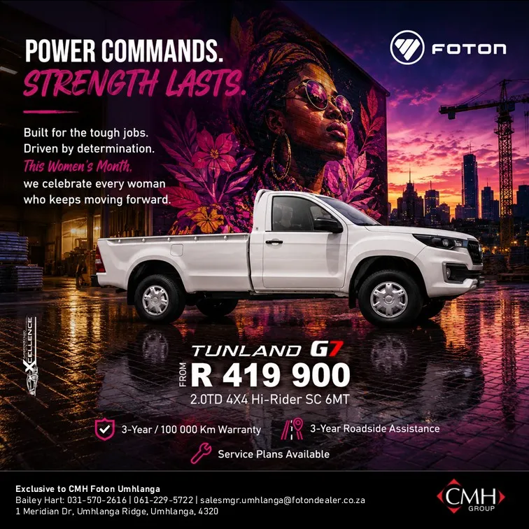Foton Tunland G7 2.0TD 4X4 Hi-Rider SC 6MT