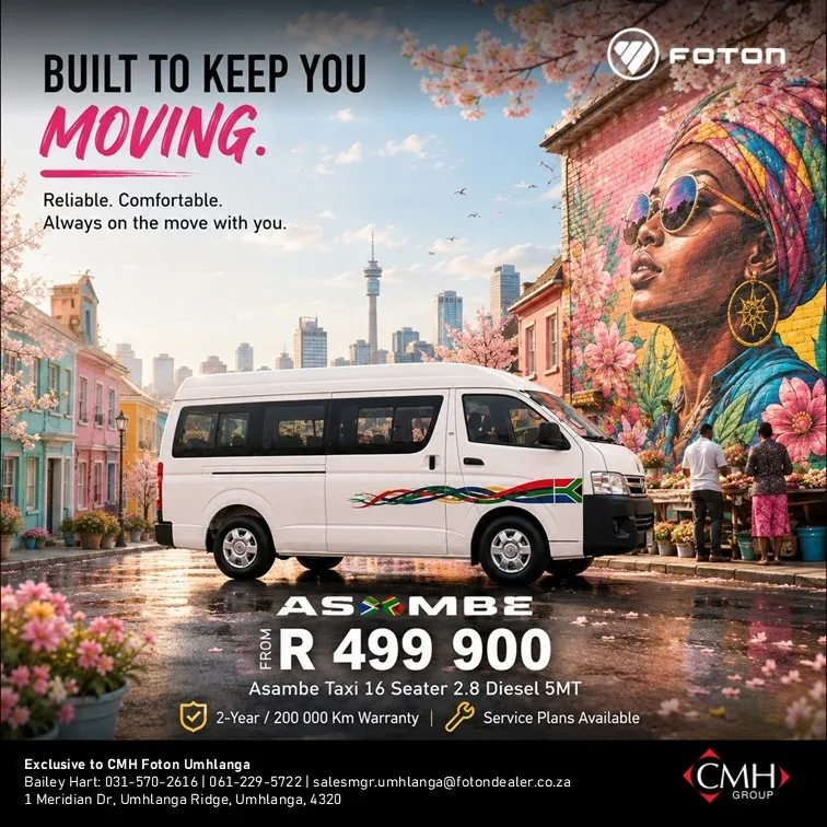 Foton Asambe Taxi 16 Seater 2.8 Diesel 5MT