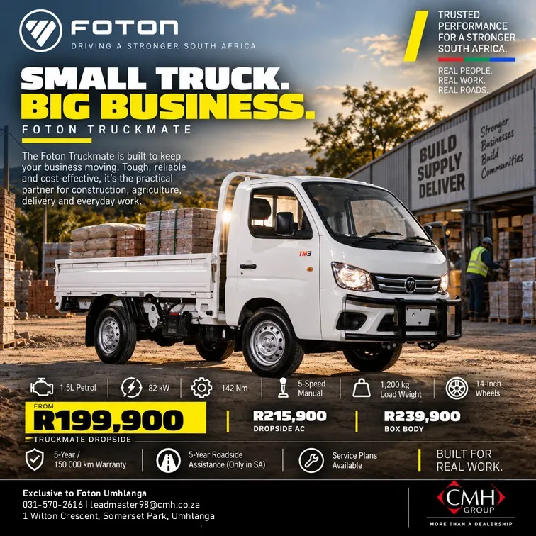 Foton Truckmate Dropside