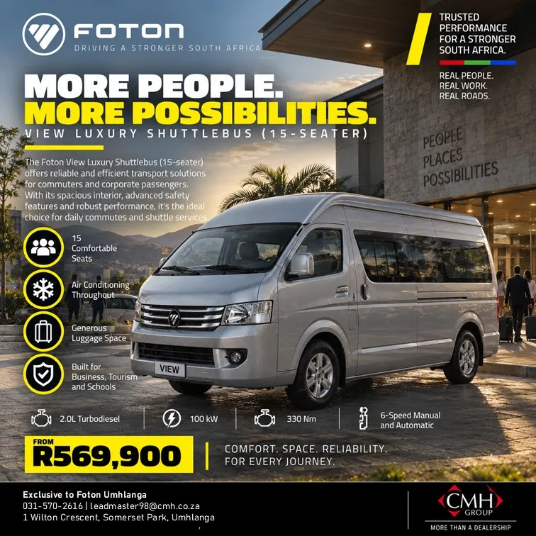 Foton View Luxury Shuttlebus