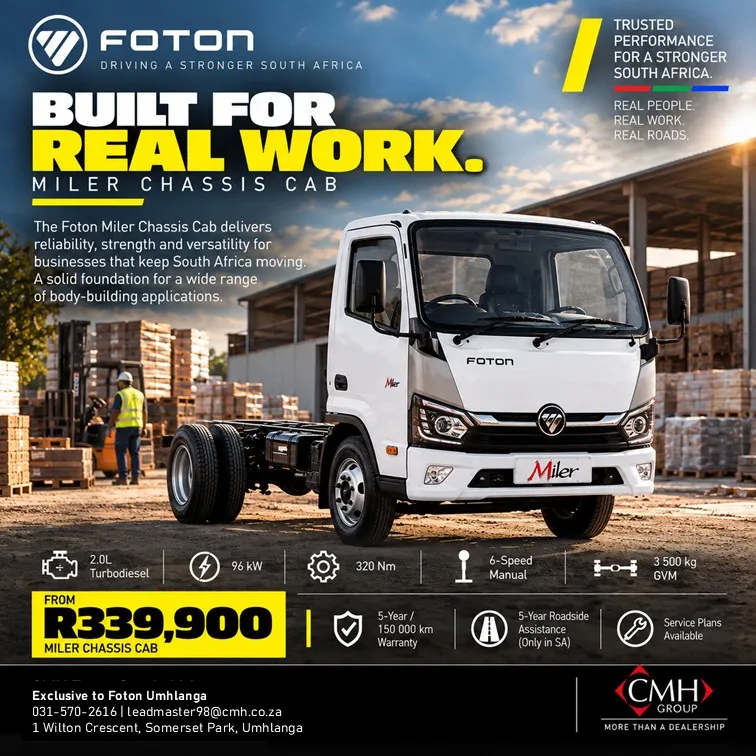 Foton Miler Chassis Cab
