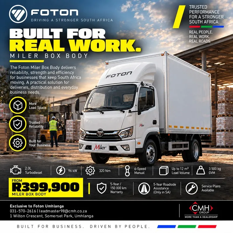 Foton Miler Box Body