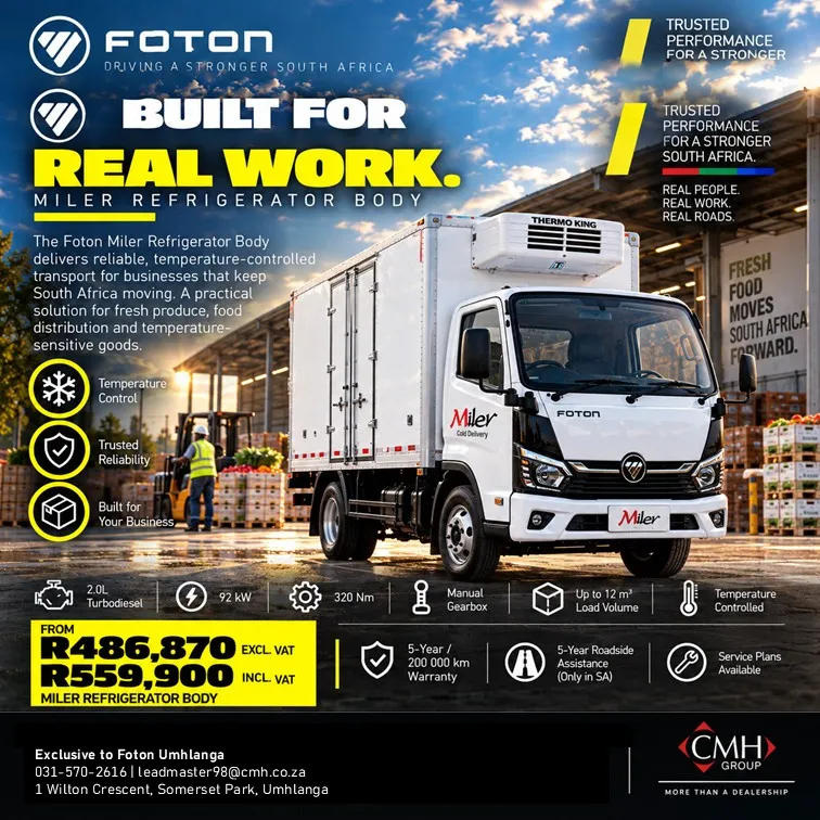 Foton Miler Refrigerator Body