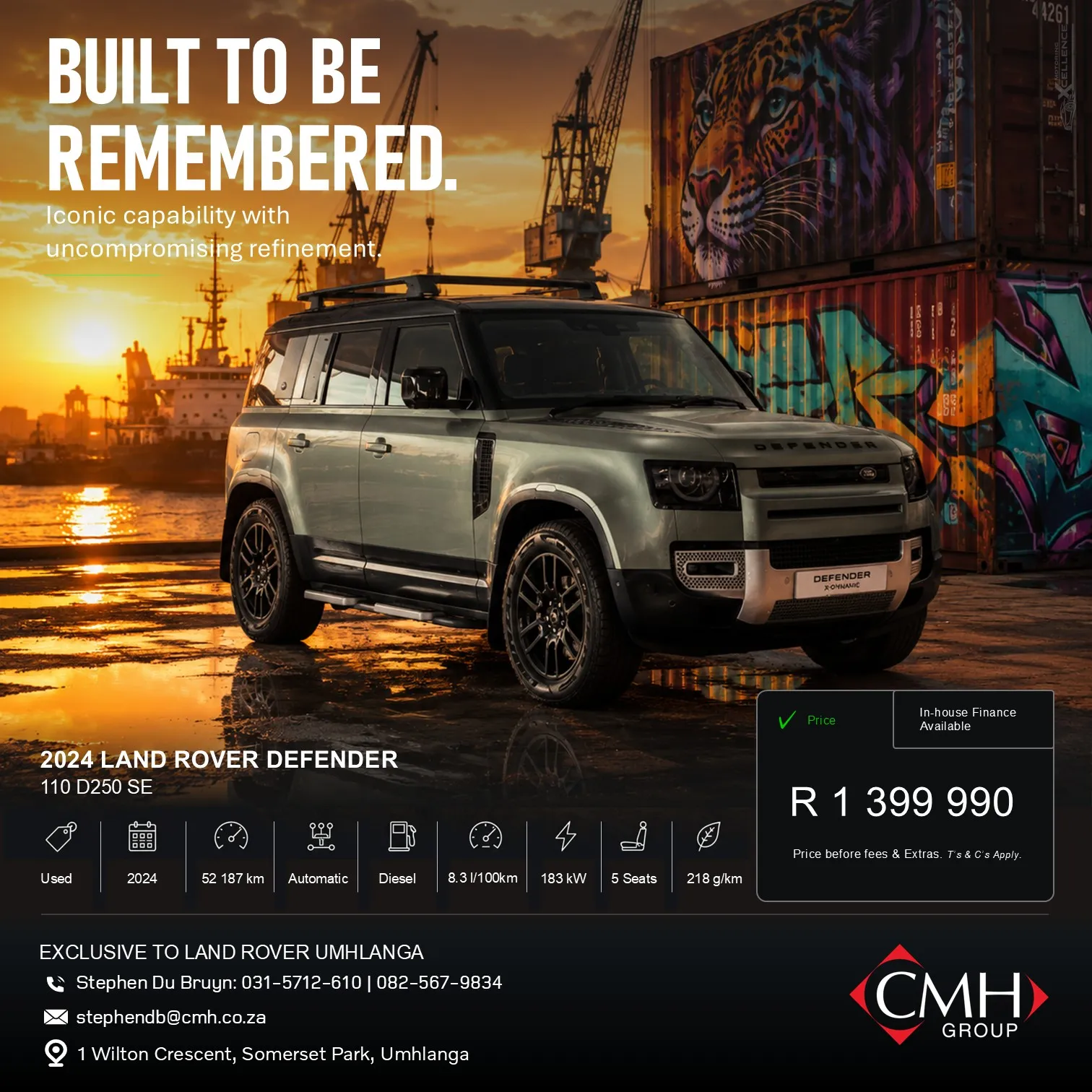 SUV promotional advertisement