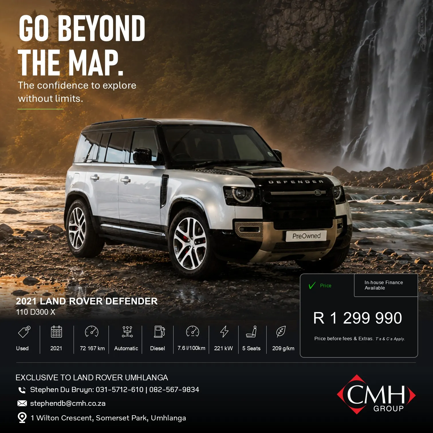 Luxury SUV promotional advertisement