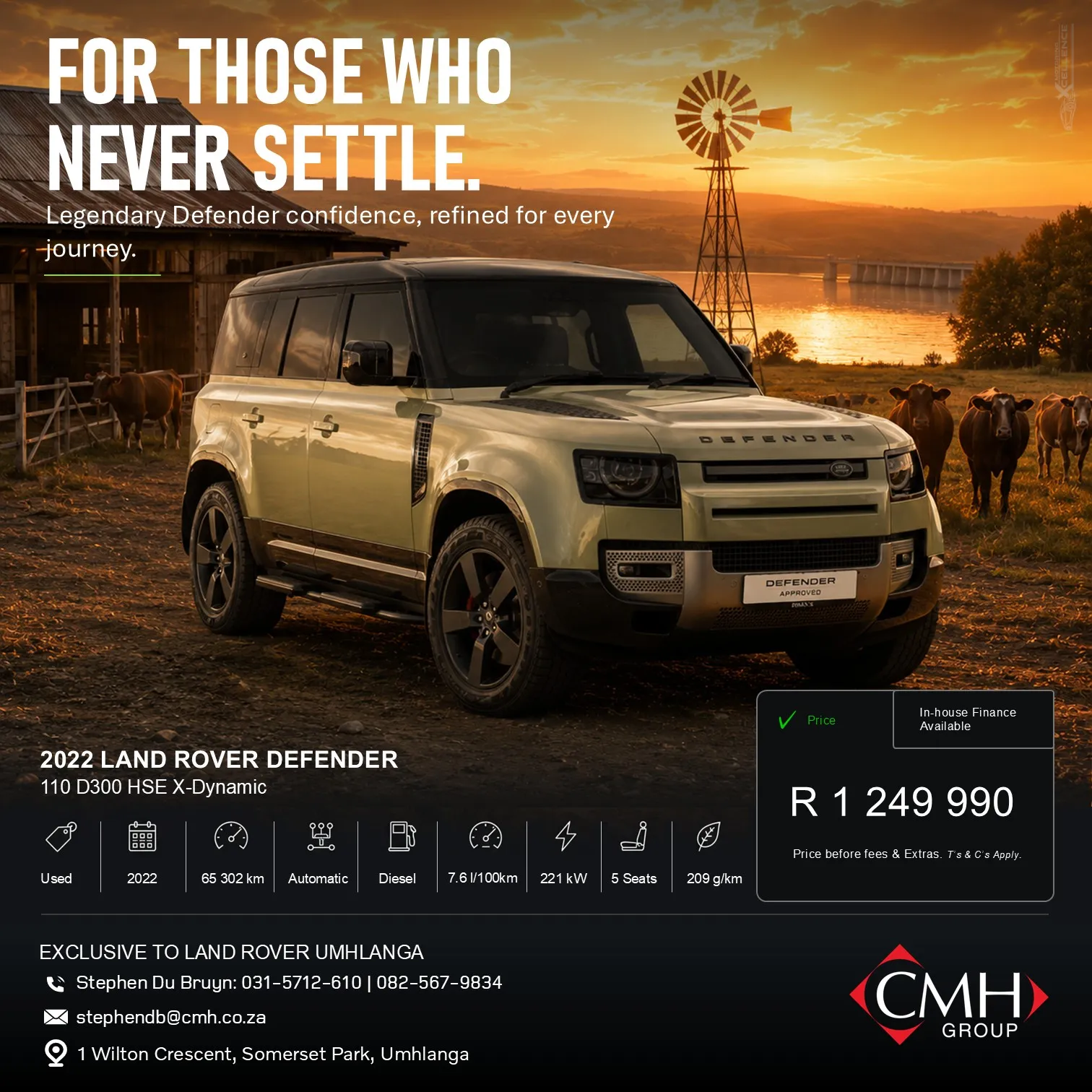 Luxury SUV promotional advertisement