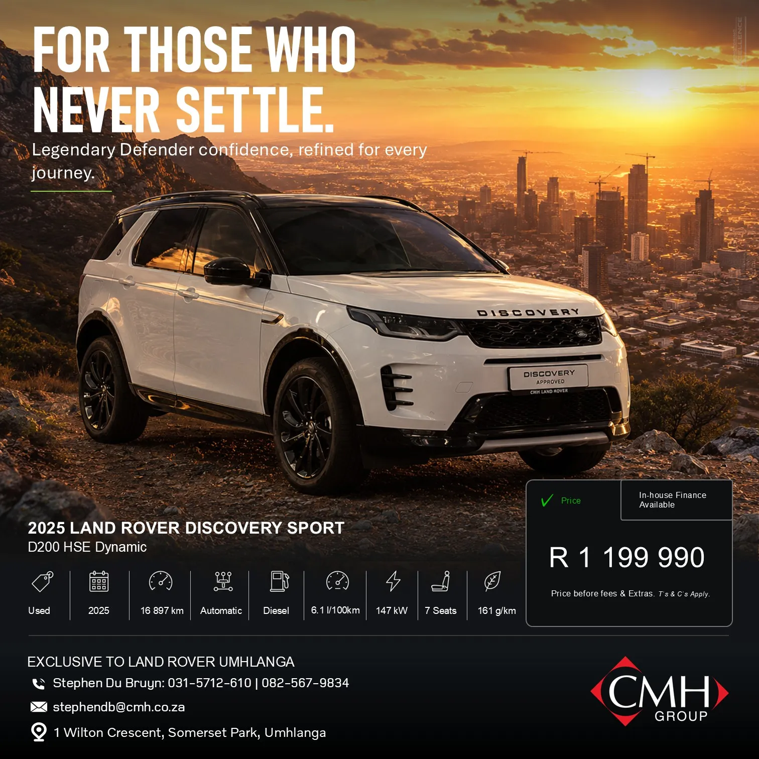Luxury SUV promotional advertisement