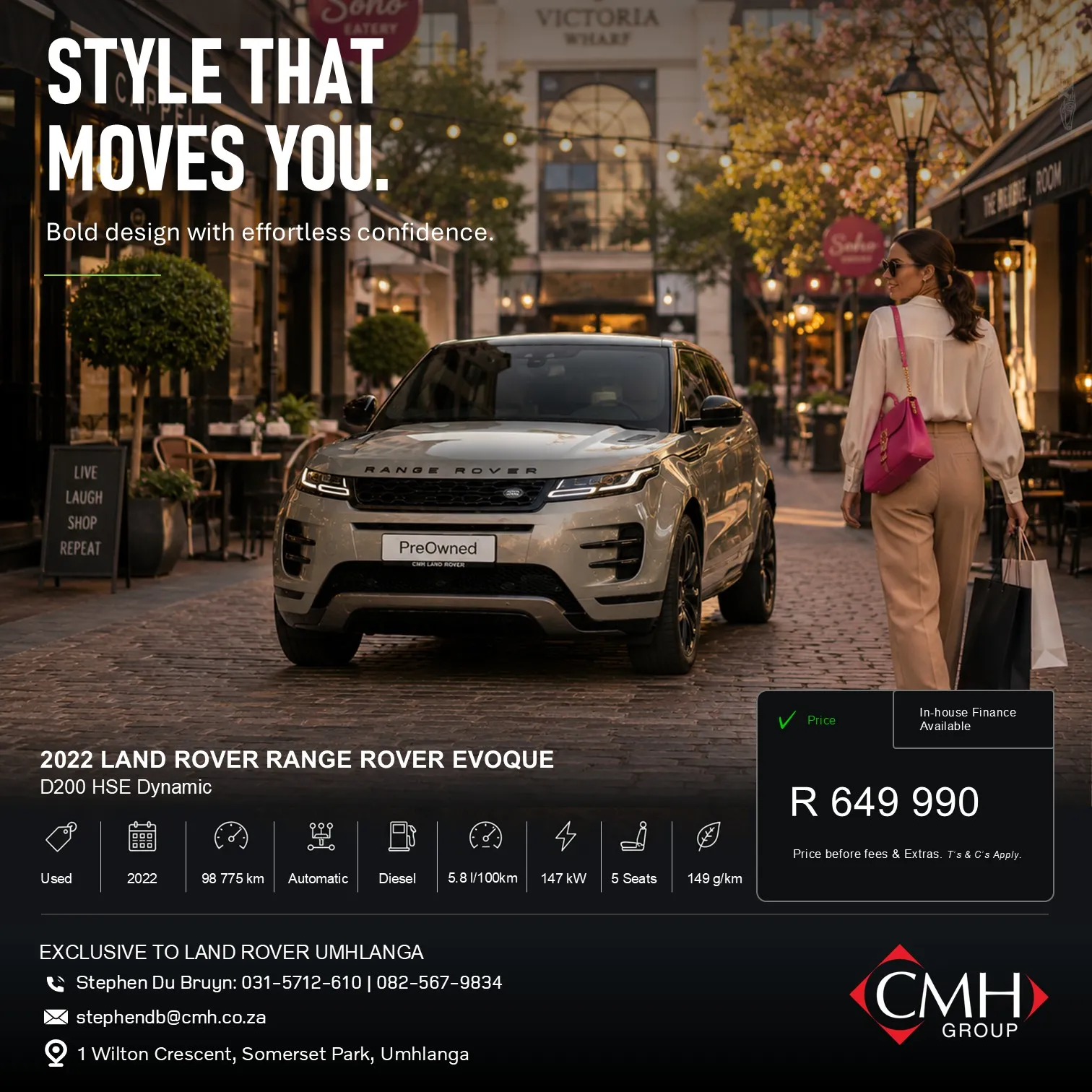 Luxury SUV promotional advertisement