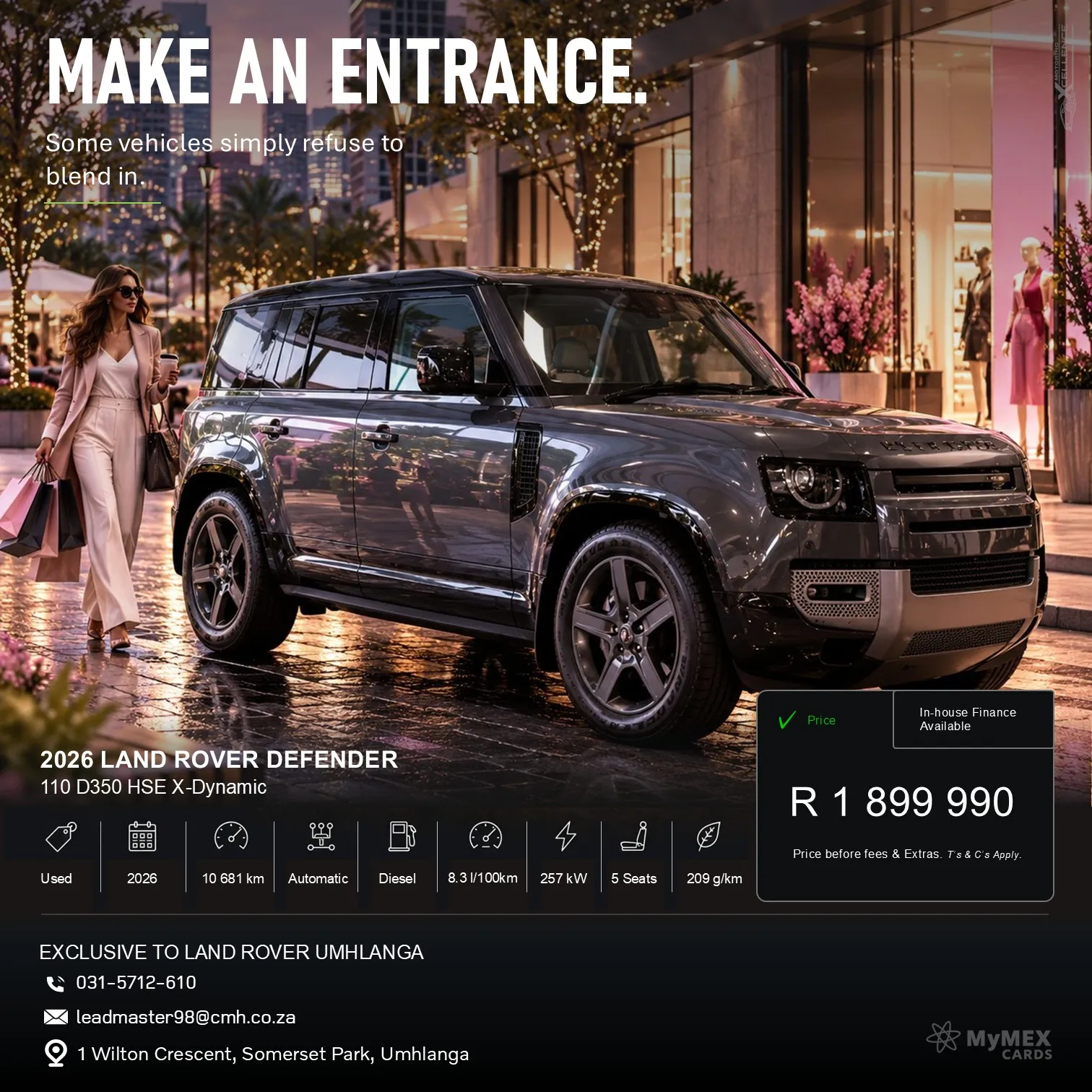 2026 Land Rover Defender 110 D350 HSE X-Dynamic