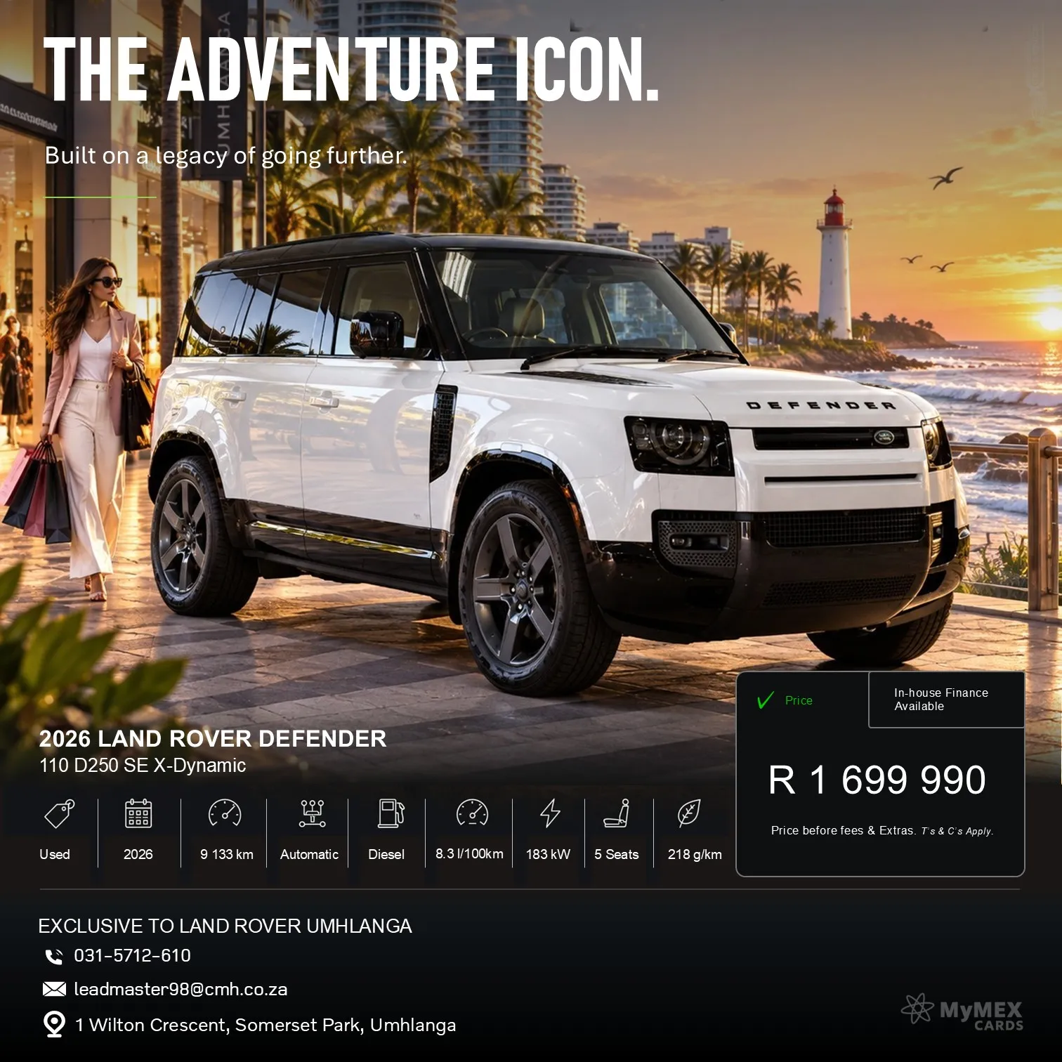 2026 Land Rover Defender 110 D250 SE X-Dynamic