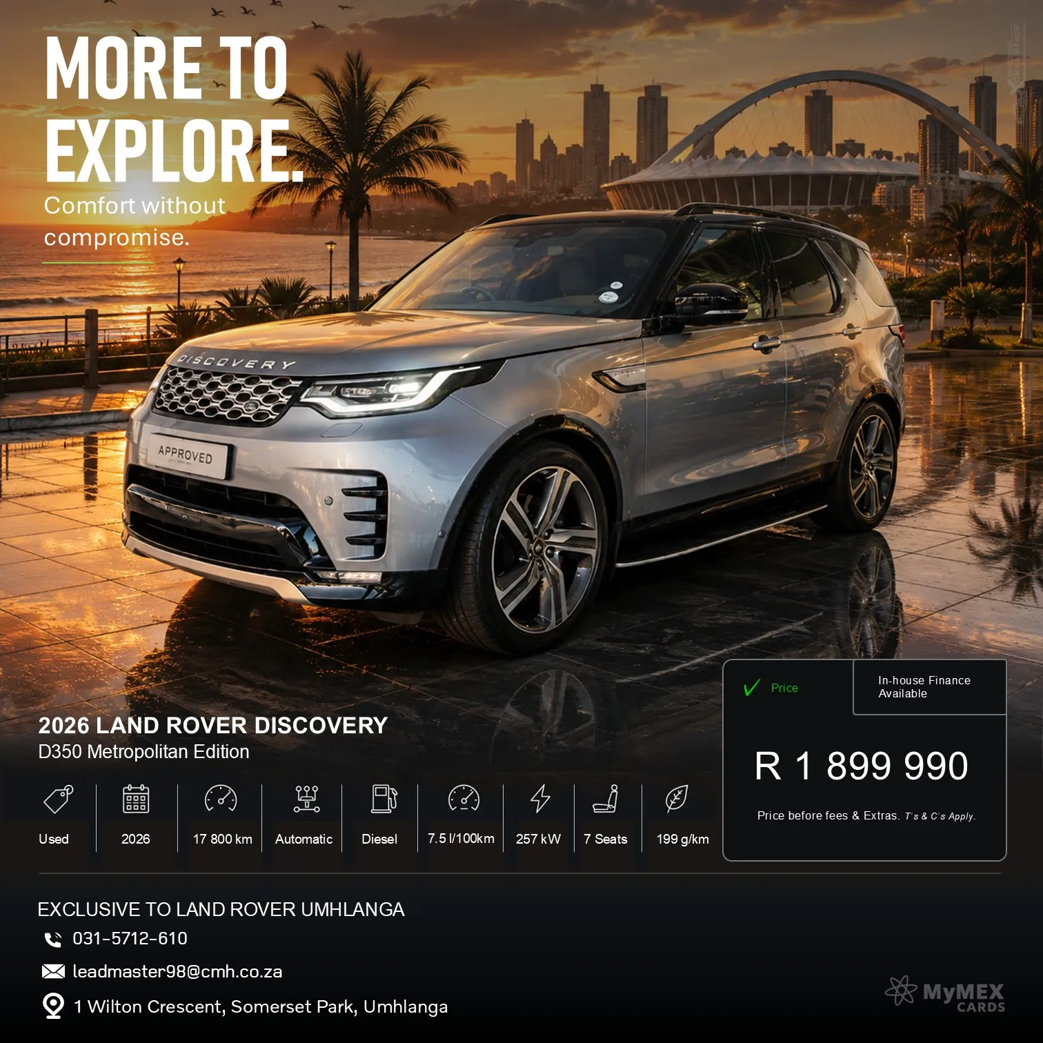 2026 Land Rover Discovery D350 Metropolitan Edition