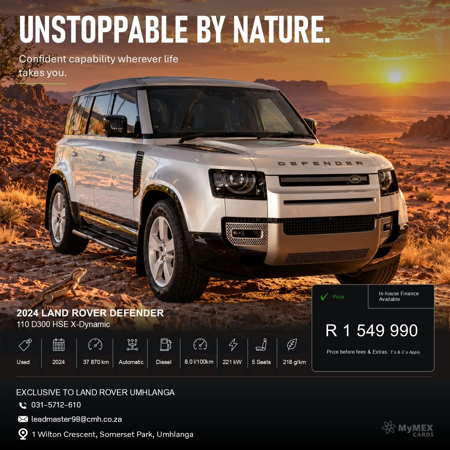 Land Rover Defender 110 D300 HSE X-Dynamic