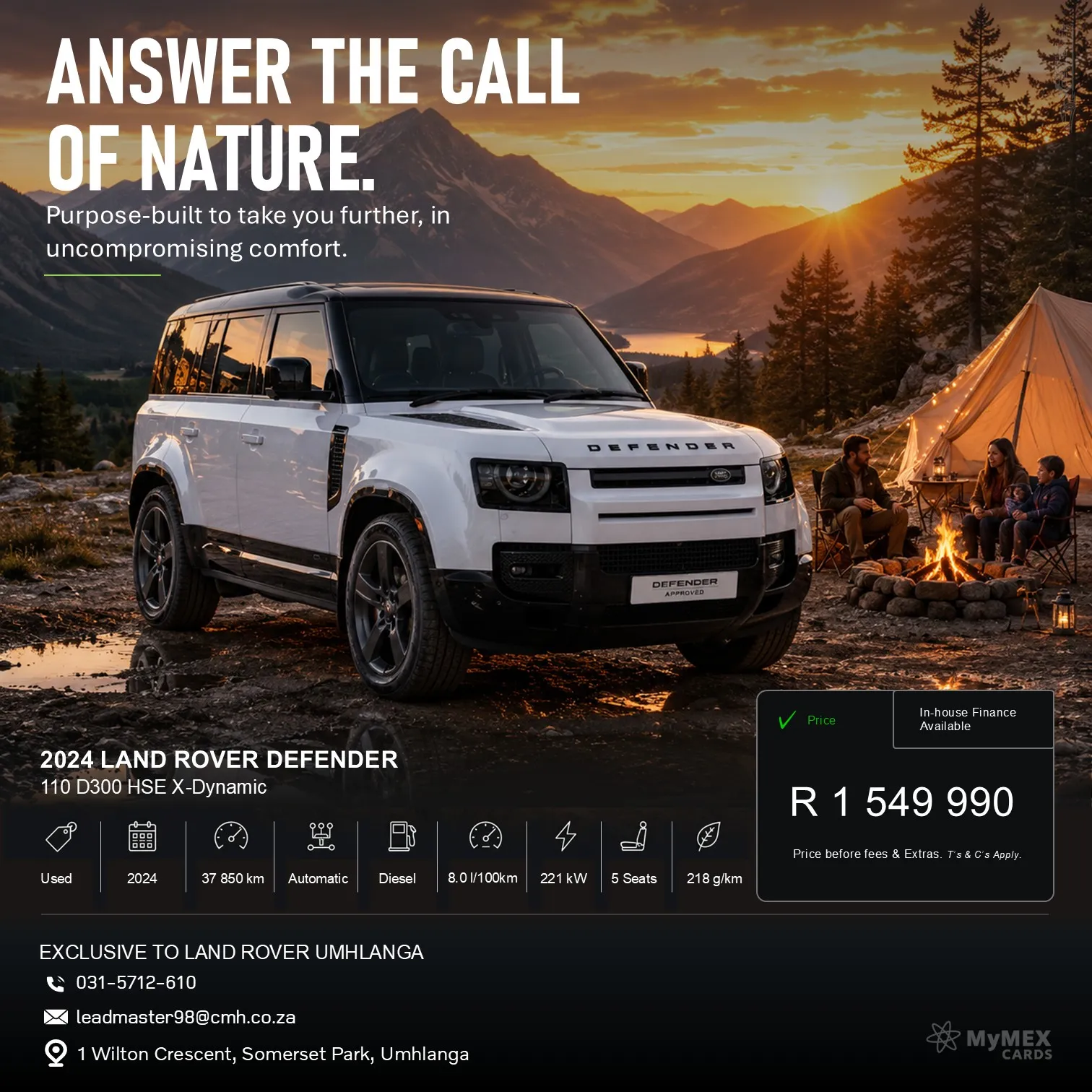 2024 Land Rover Defender 110 D300 HSE X-Dynamic