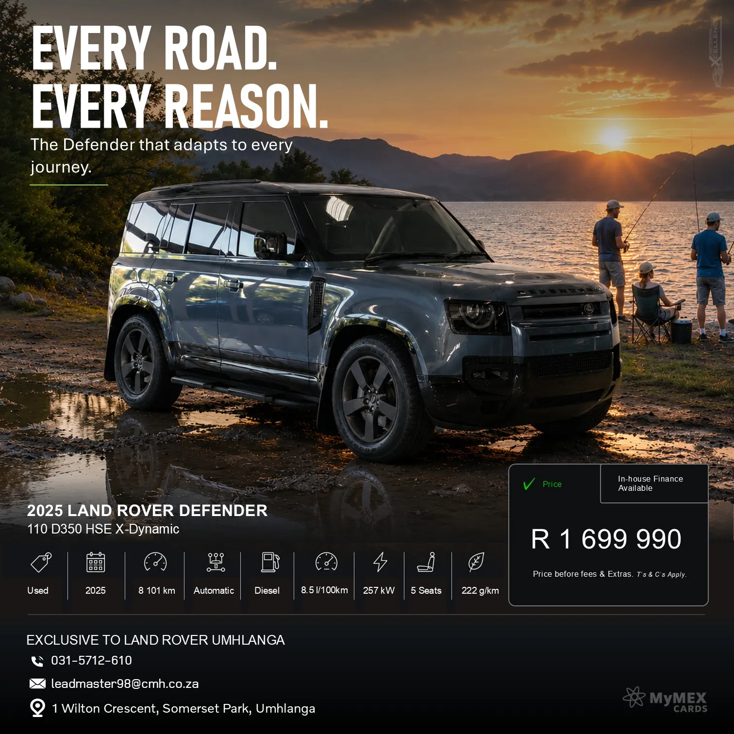 2025 Land Rover Defender 110 D350 HSE X-Dynamic