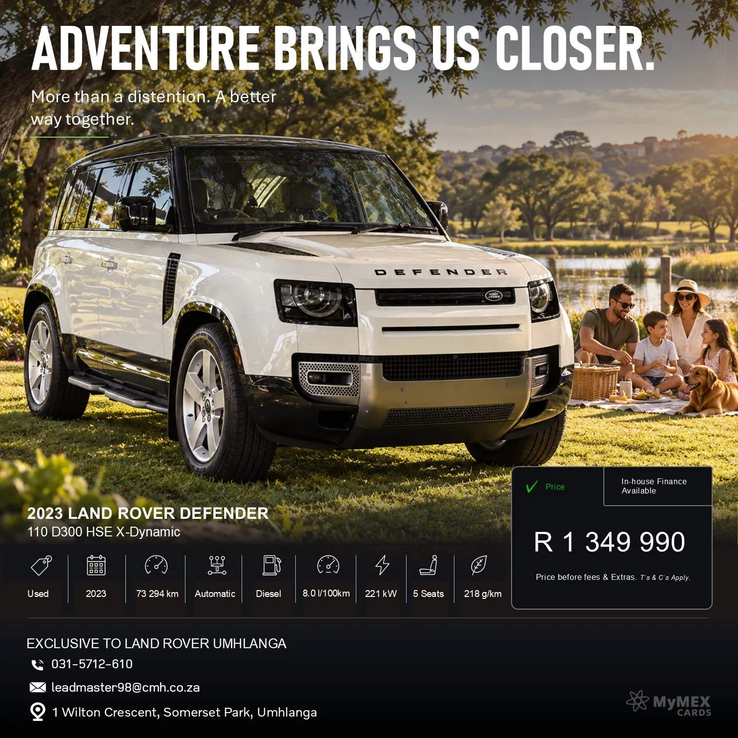 2023 Land Rover Defender 110 D300 HSE X-Dynamic
