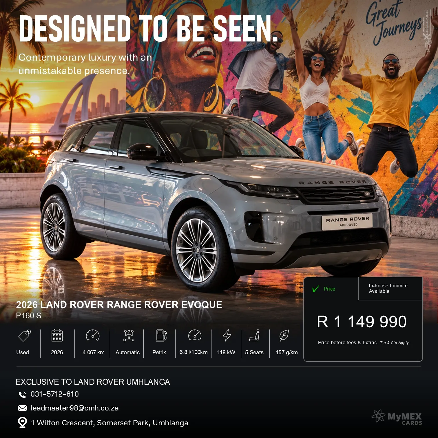 2026 Land Rover Range Rover Evoque P160 S