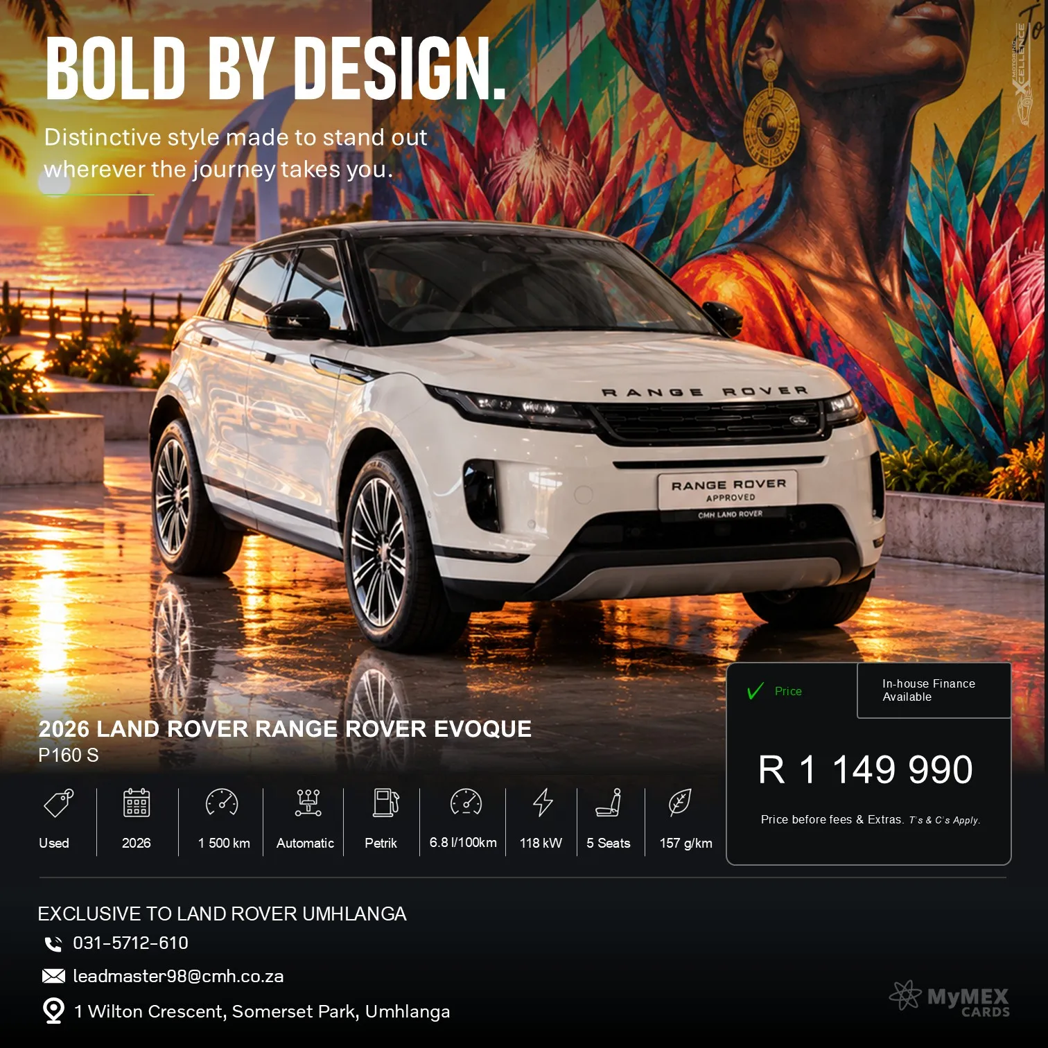 2026 Land Rover Range Rover Evoque P160 S