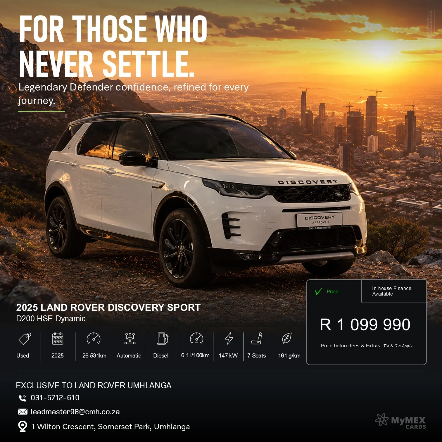 2025 Land Rover Discovery Sport D200 HSE Dynamic